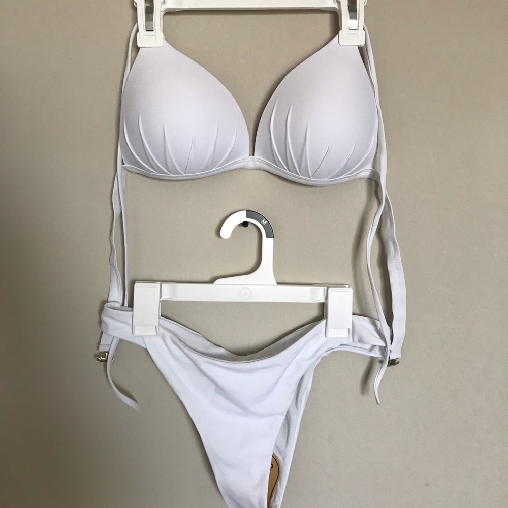 NWT white bikini